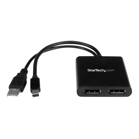 StarTech.com Splitter multi-écrans Mini DisplayPort vers 2x DisplayPort - Hub MST à 2 ports