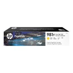 HP 981Y - extra hoog rendement - geel - origineel - PageWide - inktcartridge