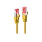 Lindy RJ-45 Cat.6 S/FTP 0.5m câble de réseau Jaune 0,5 m Cat6 S/FTP (S-STP)