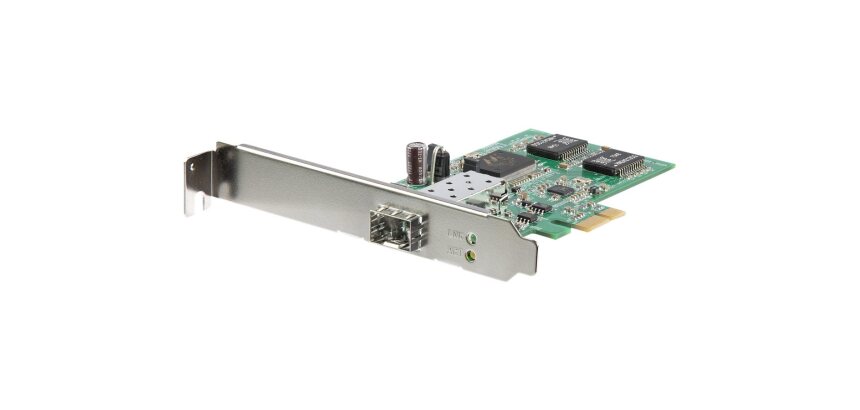 StarTech.com Carte réseau PCI Express à 1 port fibre optique Gigabit Ethernet avec SFP ouvert - Adaptateur NIC PCIe SFP