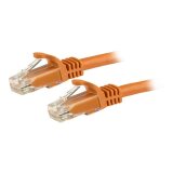 StarTech.com N6PATC15MOR câble de réseau Orange 15 m Cat6 U/UTP (UTP)