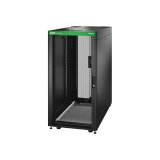 APC Baie EasyRack 600mm/24U/1000mm avec toit, panneau latéral, roulettes, noir