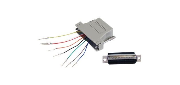 StarTech.com GC258MF changeur de genre de câble DB-25 RJ-45 Gris