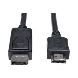 Tripp Lite P582-006 câble vidéo et adaptateur 1,83 m HDMI Type A (Standard) DisplayPort Noir