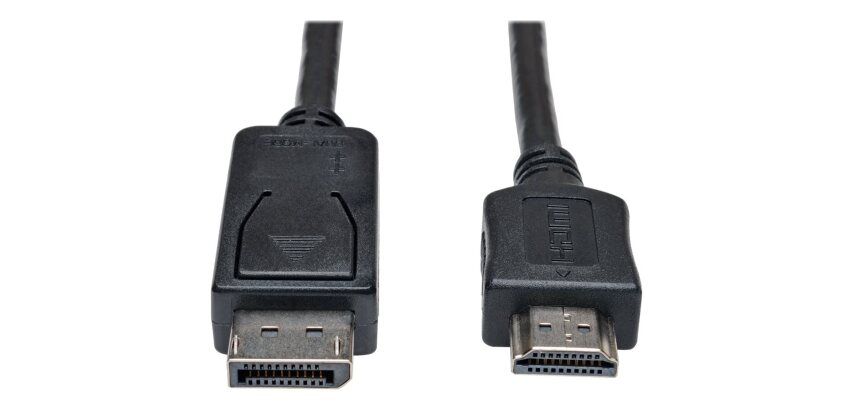 Tripp Lite P582-006 câble vidéo et adaptateur 1,83 m HDMI Type A (Standard) DisplayPort Noir