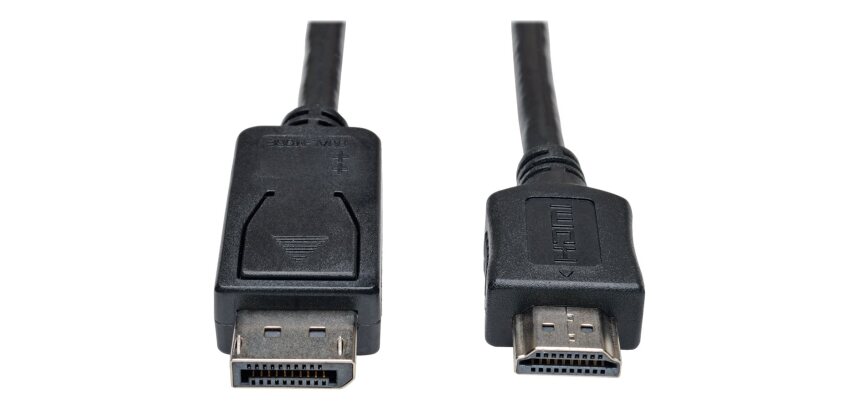 Tripp Lite P582-006 câble vidéo et adaptateur 1,83 m HDMI Type A (Standard) DisplayPort Noir