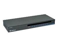 Trendnet TK-803R 8-Port USB/PS/2 Rack Mount KVM Switch commutateur écran, clavier et souris Grille de montage