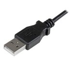 StarTech.com Câble USB vers Micro USB coudé à angle droit de 50 cm - 0,25 mm² - M/M - Noir