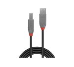 Lindy Câble USB 2.0 type A vers B, Anthra Line, 10m