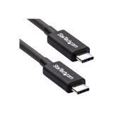 StarTech.com Câble Thunderbolt 3 (40 Gb/s) USB-C de 50 cm - Compatible Thunderbolt, USB et DisplayPort - M/M