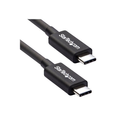 StarTech.com Câble Thunderbolt 3 (40 Gb/s) USB-C de 50 cm - Compatible Thunderbolt, USB et DisplayPort - M/M
