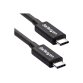 StarTech.com Câble Thunderbolt 3 (40 Gb/s) USB-C de 50 cm - Compatible Thunderbolt, USB et DisplayPort - M/M