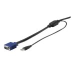 StarTech.com Câble switch KVM USB VGA de 4,6 m pour consoles