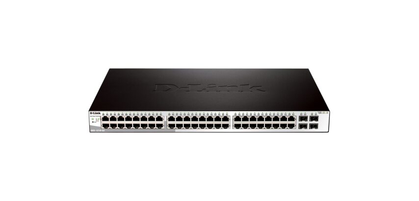 D-Link DGS-1210-52 Géré L2 Gigabit Ethernet (10/100/1000) 1U Noir