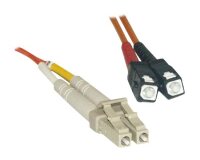 MCL Jarretière optique OM2 duplex multimode 50/125 - SC / LC 2m