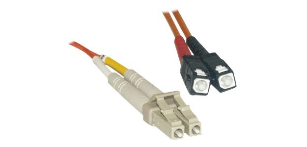 MCL Jarretière optique OM2 duplex multimode 50/125 - SC / LC 2m