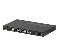 NETGEAR GSM4230P-100EUS commutateur réseau Géré L2/L3 Gigabit Ethernet (10/100/1000) Connexion Ethernet, supportant l'alimentation via ce port (PoE) 1U Noir