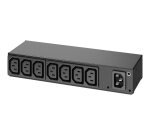 APC AP6015A unité de distribution d'énergie 8 sortie(s) CA 0U/1U Noir