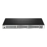 D-Link DGS-1510-52X commutateur réseau Géré L3 Gigabit Ethernet (10/100/1000) 1U Noir