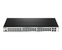 D-Link DGS-1510-52X commutateur réseau Géré L3 Gigabit Ethernet (10/100/1000) 1U Noir