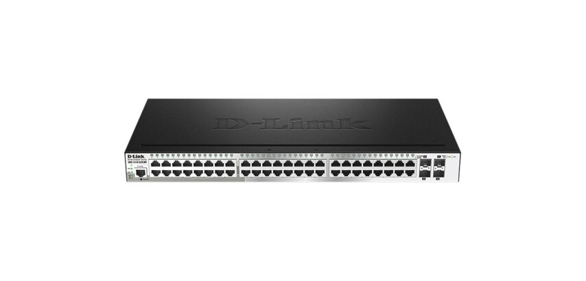 D-Link DGS-1510-52X commutateur réseau Géré L3 Gigabit Ethernet (10/100/1000) 1U Noir