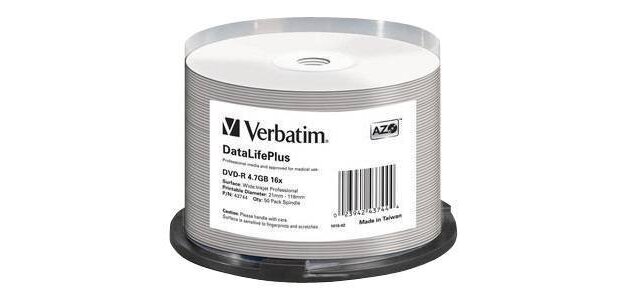 Verbatim DataLifePlus 4,7 Go DVD-R 50 pièce(s)