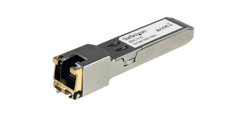 StarTech.com Module SFP GBIC compatible Cisco SFP-GE-T - Transceiver Mini GBIC 1000BASE-T