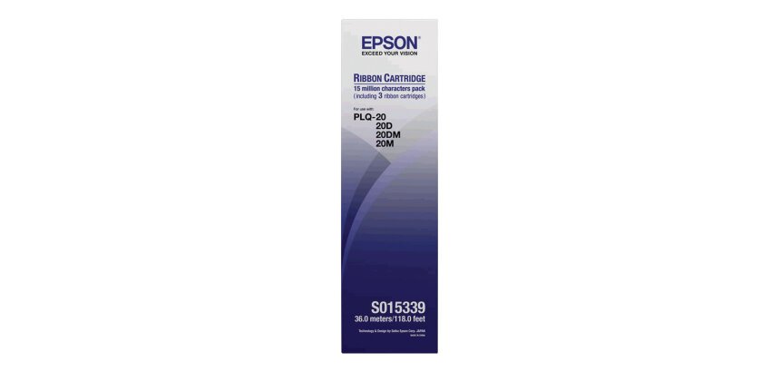 Epson - 3 - black - print ribbon