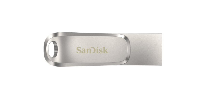 SanDisk Ultra Dual Drive Luxe lecteur USB flash 512 Go USB Type-A / USB Type-C 3.2 Gen 1 (3.1 Gen 1) Acier inoxydable