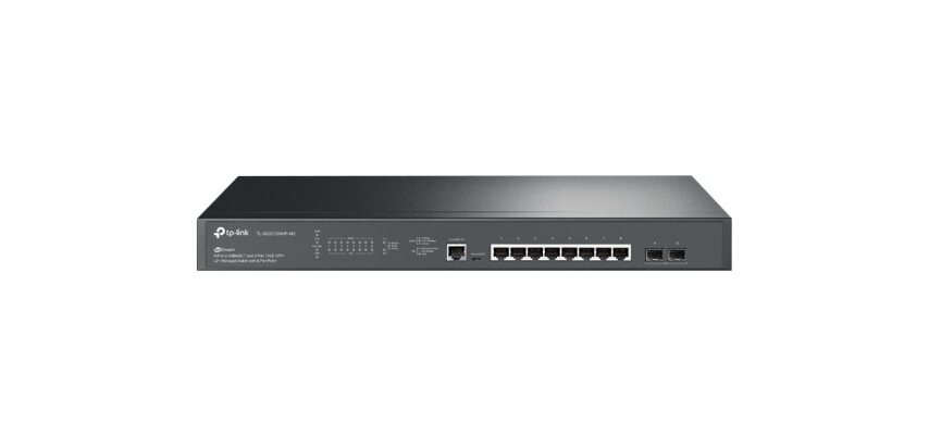 TP-Link Omada SG3210XHP-M2 commutateur réseau Géré L2+ 2.5G Ethernet (100/1000/2500) Connexion Ethernet, supportant l'alimentation via ce port (PoE) 1U Noir