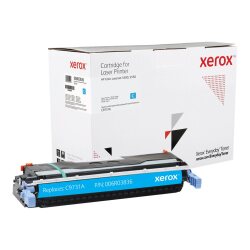 Everyday Toner remanufacturé Cyan ™ de Xerox compatible avec HP 645A (C9731A), Capacité standard
