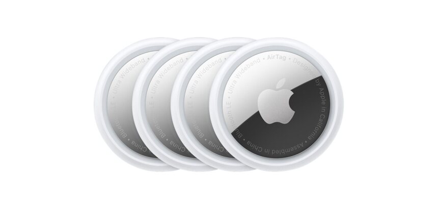 Apple Tracker bluetooth AirTag MX542ZM - lot de 4