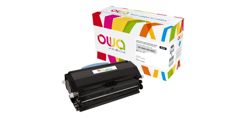 Toner remanufacturé OWA - haute capacité - Noir - pour DELL 593-10334, 593-10335