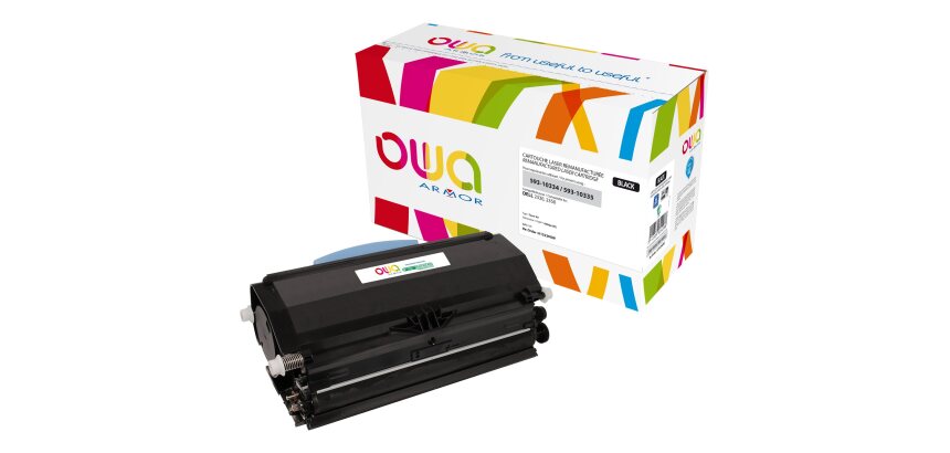 Toner remanufacturé OWA - haute capacité - Noir - pour DELL 593-10334, 593-10335