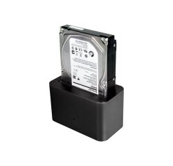 Port Designs 900040 Station d'accueil de disques de stockage Noir