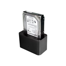 Port Designs 900040 Station d'accueil de disques de stockage Noir