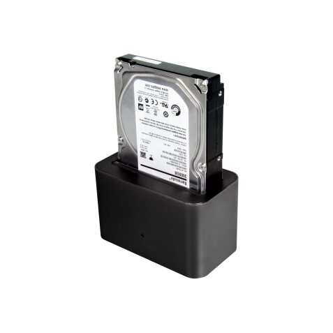 Port Designs 900040 Station d'accueil de disques de stockage Noir