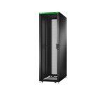 APC Baie EasyRack 600mm/42U/1200mm avec toit, panneau latéral, roulettes, noir