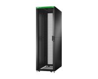 APC Baie EasyRack 600mm/42U/1200mm avec toit, panneau latéral, roulettes, noir