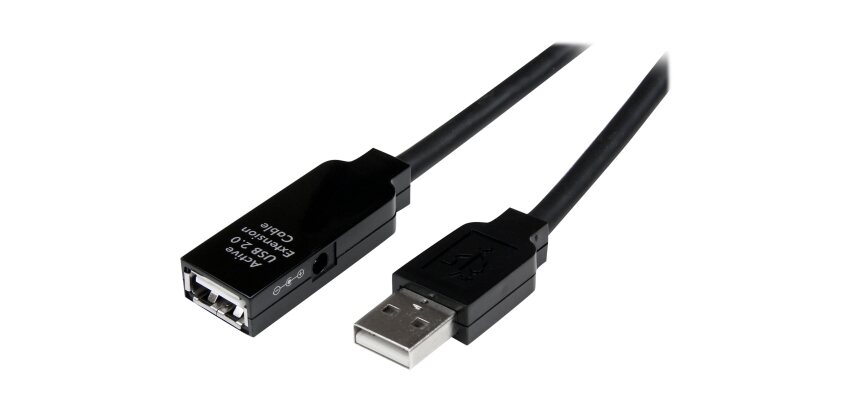 StarTech.com Câble Répéteur USB 25 m - Rallonge / Extension USB Actif - M/F