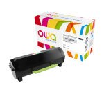 Toner remanufacturé OWA - haute capacité - Noir - pour LEXMARK 50F2H00, 50F2H0E