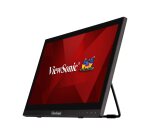 Viewsonic TD1630-3 écran plat de PC 39,6 cm (15.6") 1366 x 768 pixels HD LCD Écran tactile Multi-utilisateur Noir