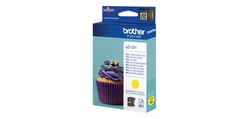 Brother LC123Y - Hohe Ergiebigkeit - Gelb - original - Tintenpatrone