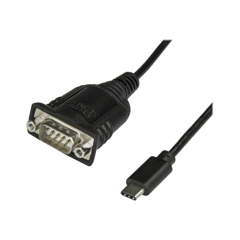 StarTech.com Câble Adaptateur USB-C vers Série de 40 cm - Convertisseur USB Type C vers RS232 (DB9) - Câble Série USB-C pour PLCs/APIs, Scanners, Imprimantes - M/M - Windows/Mac/Linux