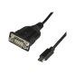 StarTech.com Câble Adaptateur USB-C vers Série de 40 cm - Convertisseur USB Type C vers RS232 (DB9) - Câble Série USB-C pour PLCs/APIs, Scanners, Imprimantes - M/M - Windows/Mac/Linux