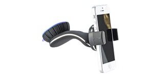 DLH Support voiture pour smartphone a fixer sur pare-brise ou sur tableau de bord