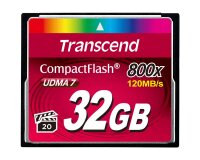 Transcend TS32GCF800 mémoire flash 32 Go CompactFlash MLC