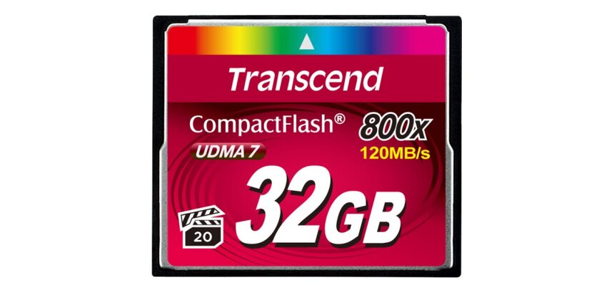 Transcend TS32GCF800 mémoire flash 32 Go CompactFlash MLC