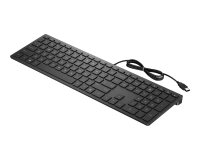 HP PAV WIRED KEYBOARD 300 EN clavier Bureau USB Noir