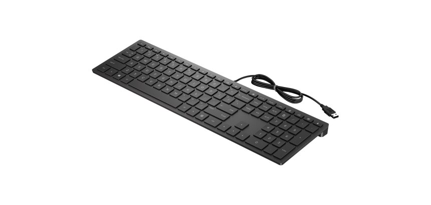 HP PAV WIRED KEYBOARD 300 EN clavier Bureau USB Noir